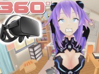Purple Heart in 360° video. Hyperdimension Neptunia HotVR HentaiGirl vr porn video vrporn.com virtual reality