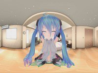 Hatsune Miku in 360 Video HotVR HentaiGirl vr porn video vrporn.com virtual reality