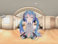 Hatsune Miku in 360 Video HotVR HentaiGirl vr porn video vrporn.com virtual reality