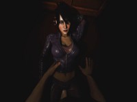 Morrigan Is Wearing Full Leather Just For You DarkDreams cgigirl vr porn video vrporn.com virtualreality