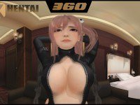Honoka in sexy black 360° HotVR CGI Girl vr porn video vrporn.com virtual reality