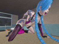 Jinx masturbating hard league of legends porn Vicesfm cgi girl vr porn video vrporn.com virtual reality