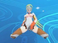 Overwatch Mercy xxx 360 view Backalleytoonz cgi girl vr porn video vrporn.com virtual reality