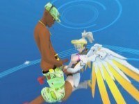 Overwatch Mercy xxx 360 view Backalleytoonz cgi girl vr porn video vrporn.com virtual reality