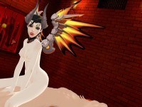 Overwatch - Mercy Rear View Lewd FRAGGY HentaiGirl vr porn game vrporn.com virtual reality