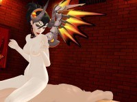Overwatch - Mercy Rear View Lewd FRAGGY HentaiGirl vr porn game vrporn.com virtual reality