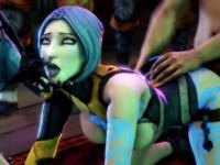 Maya Does The Siren Swallow Challenge CGI Girl DarkDreams vr porn video vrporn.com virtual reality