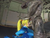 Samus throat fucked by an alien CGI Girl ViceSFM vr porn video vrporn.com virtual reality