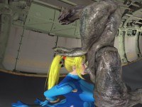 Samus throat fucked by an alien CGI Girl ViceSFM vr porn video vrporn.com virtual reality