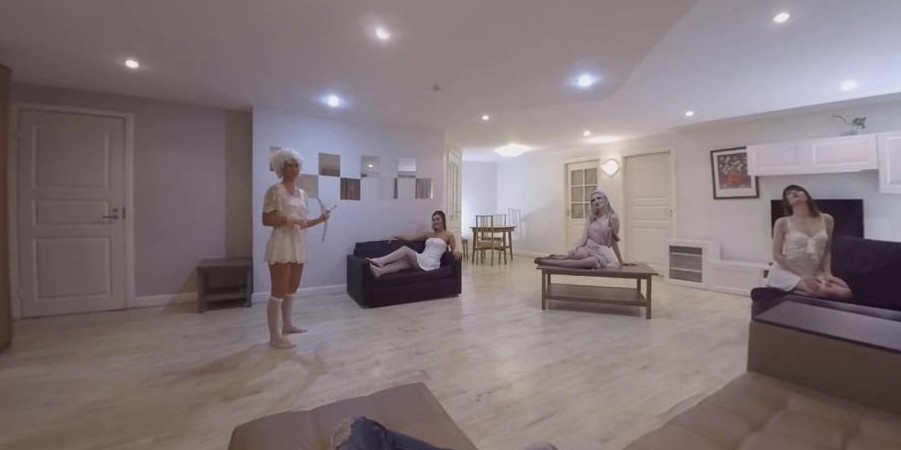 Spying on the Hottest VR Porn Orgies