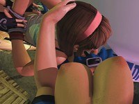 Hitomi's Getting More Than A Pat-Down DarkDreams Hitomi vr porn video vrporn.com virtual reality