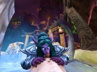 Tyrande's Personal Buff CGI Girl DarkDreams vr porn video vrporn.com virtual reality
