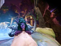 Tyrande's Personal Buff CGI Girl DarkDreams vr porn video vrporn.com virtual reality