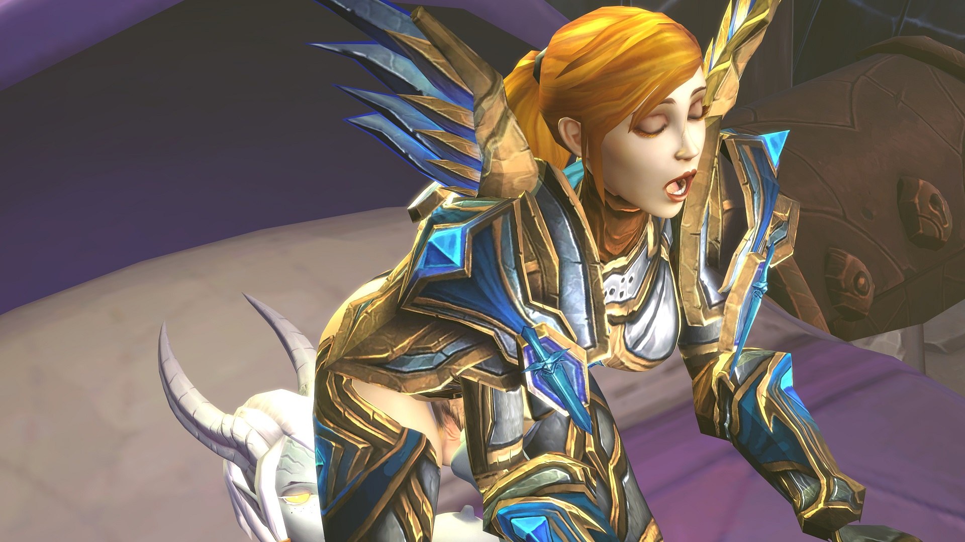 [Docking] Warcraft Paladin Kaylan and Daivic experimenting [FETISH WARNING] (A XXX Parody)