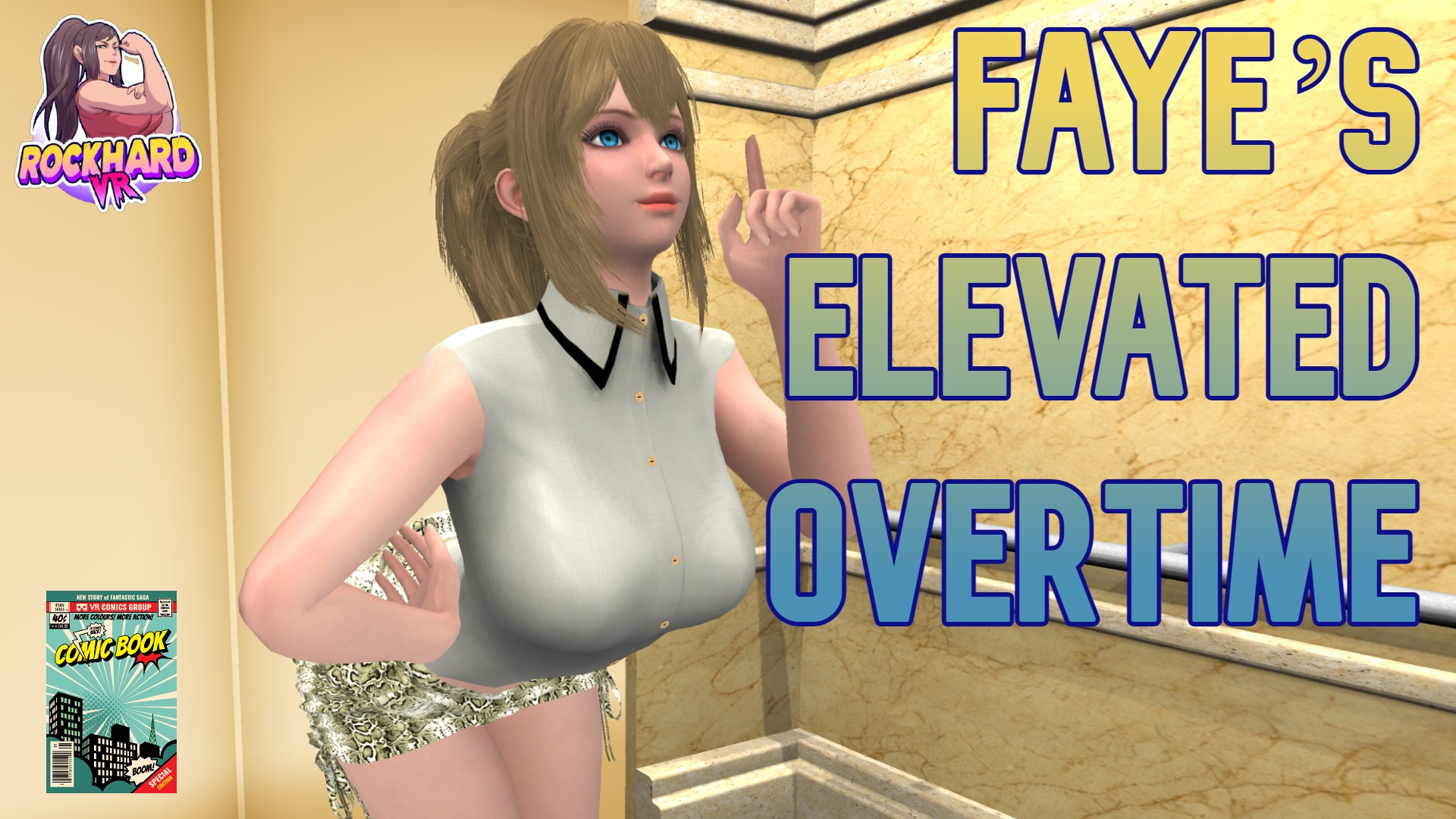 Faye's Elevated Overtime VR Porn game