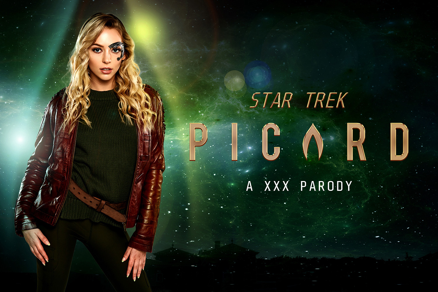 Lily Larimar in Star Trek Picard's Seven of Nine VR Borg Girl X-Rated Parody - 180° Stereoscopic Blowjob & Doggy Style
