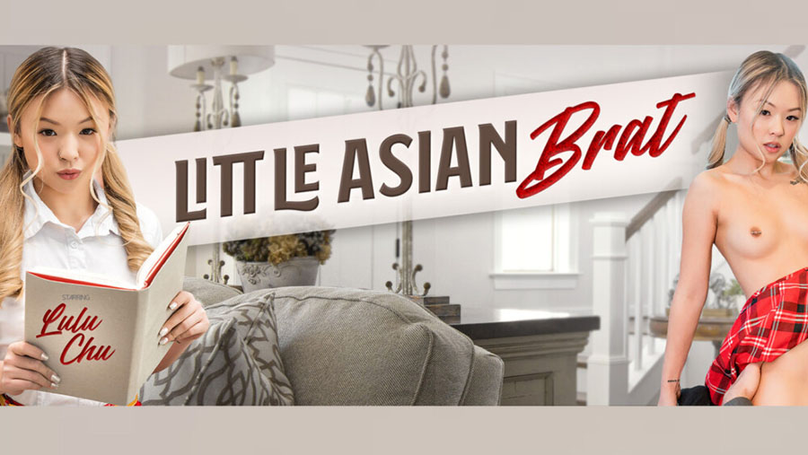 Lulu Chu plays the Little Asian Brat by VR Bangers