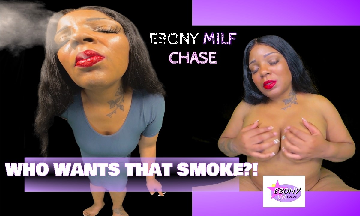 Smoking Hot Ebony Stepmom Chase - MILF Smoking Fantasy [Passthrough]