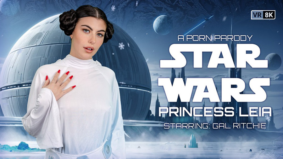 Star Wars: Princess Leia (A Porn Parody) by VRConk starring Gal Ritchie